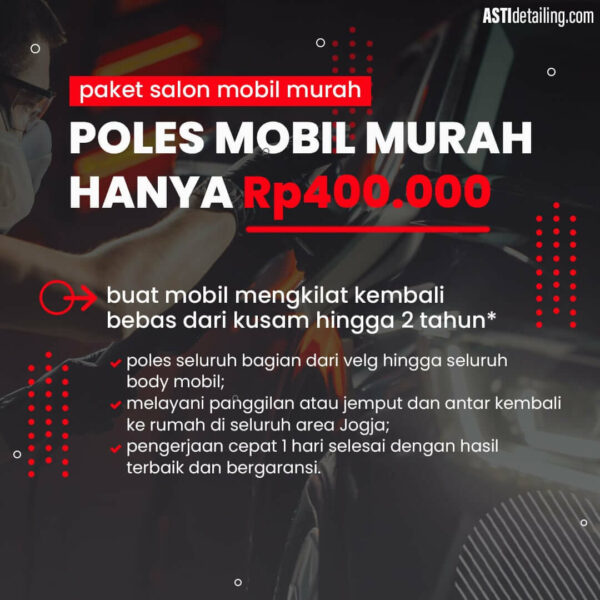 Jasa salon poles mobil Jogja